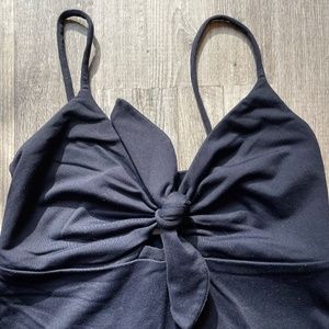 Susana Monaco Bow Front Cami / Navy / Small